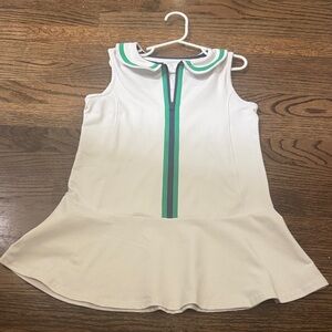 Classic Prep Tennis  Dress with Green Accents